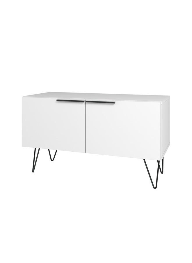 Home Box Wooden Coffee Table With Storage For Living Room  Mdp 15Mm Color White 36.5 x 90 x 50.4 cm  - Image 3
