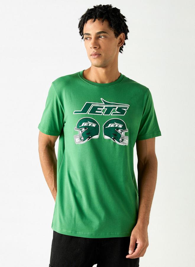 SP Characters Graphic Print Crew Neck T-shirt with Short Sleeves - Image 1