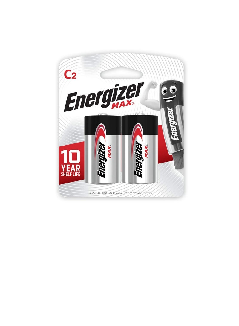 إنرجايزر بطاريات قلوية إنرجايزر سي سكوير ماكس E93 BP2.5 - Image 2