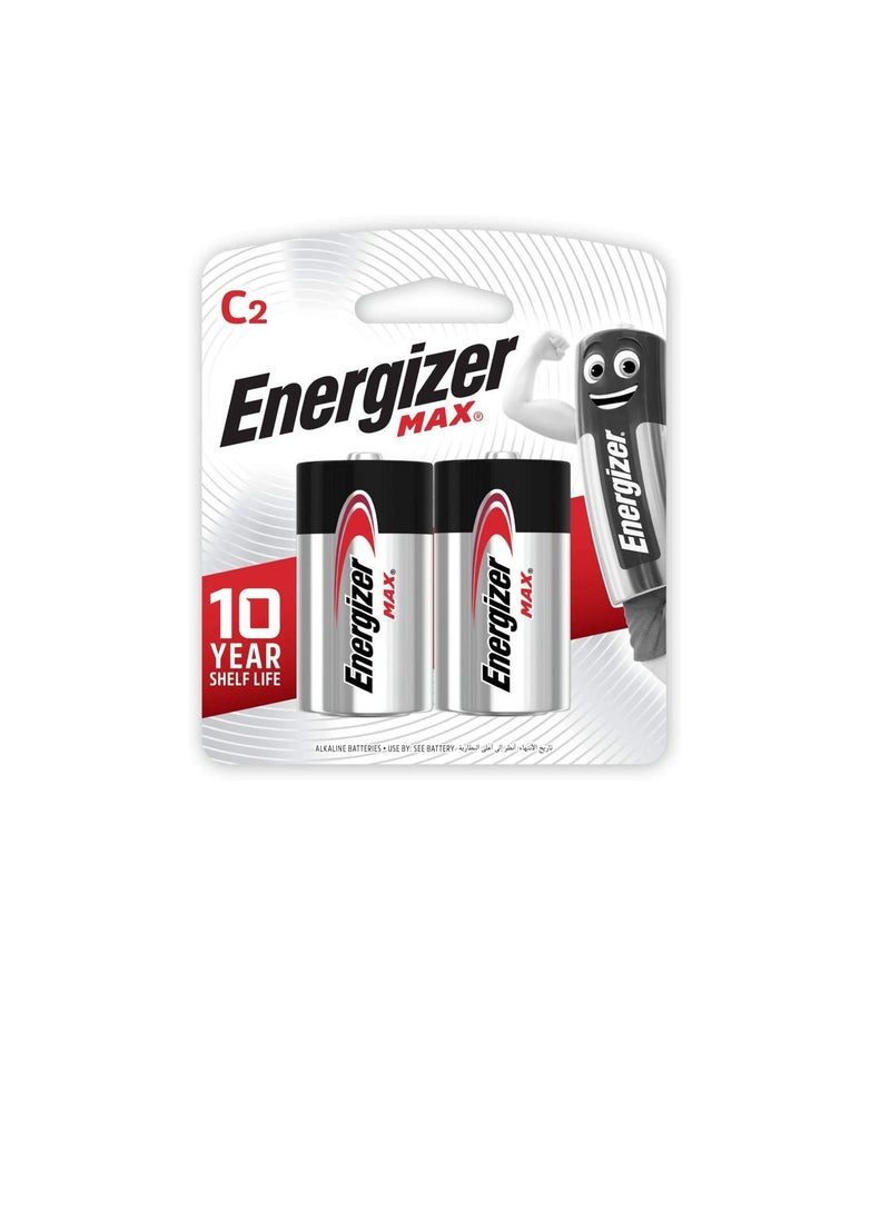 إنرجايزر بطاريات قلوية إنرجايزر سي سكوير ماكس E93 BP2.5 - Image 1