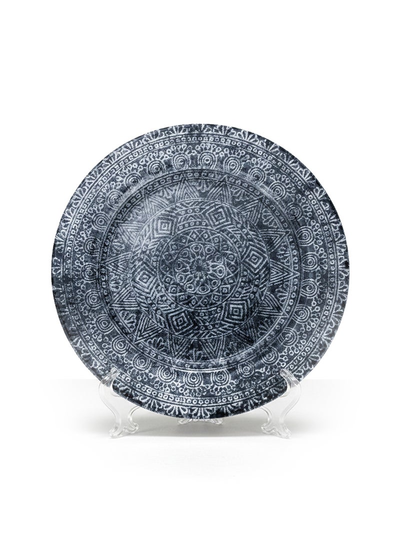 EDESSA طبق عشاء دائري من السيراميك إيديسا جينكو 27 سم، متعدد الألوان (طقم من 1) - Image 1