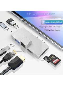 General Surface Pro 9/8/X Docking Station, 7-in-1 USB-C Hub with 4K HDMI, 1000M Ethernet LAN, SD/TF Card Reader, 2 USB 3.0 USB C(Data) - Specifically Designed Expansion Hub for Surface Pro 9 8 X  - Image 3