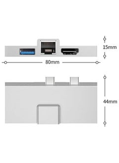 General Surface Pro 9/8/X Docking Station, 7-in-1 USB-C Hub with 4K HDMI, 1000M Ethernet LAN, SD/TF Card Reader, 2 USB 3.0 USB C(Data) - Specifically Designed Expansion Hub for Surface Pro 9 8 X  - Image 4