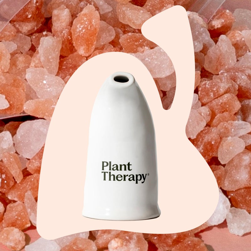 Plant Therapy Pink Himalayan Salt Inhaler w/Pink Himalayan Crystal Salt - Image 3