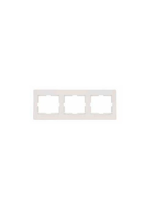 Schneider Electric Schneider Alia Triple Frame Horizontal Cream  - Image 2
