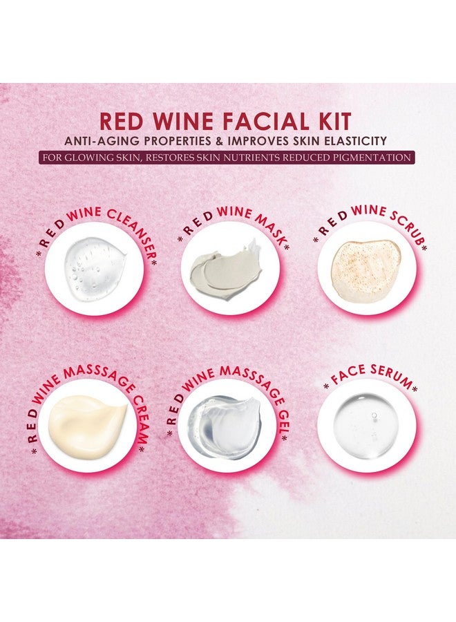 Pink Root Red Wine Facial Kit for Glowing Skin |Blemish Free, Fairer Complexion, For All Skin Types - Image 5