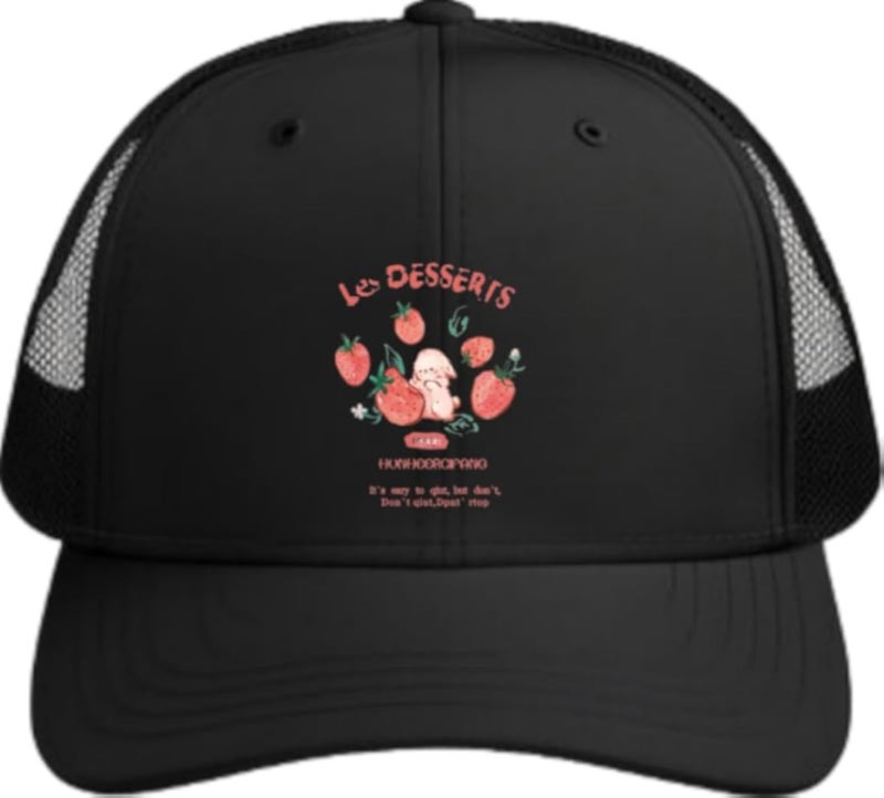 Les DESSERTS Planets unisex baseball cap Black