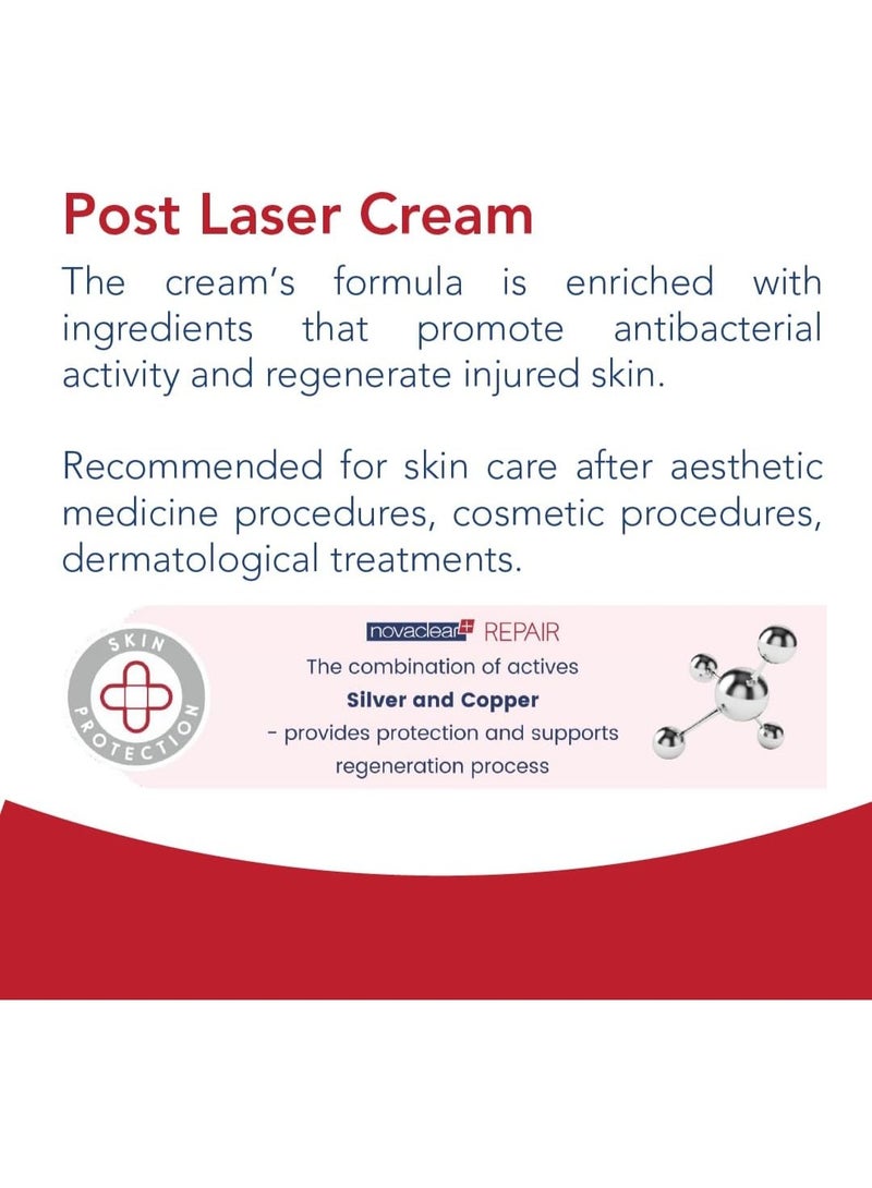 Novaclear Repair Post Laser Cream – Soothing & Restorative After-Care for Post-Laser and Dermatological Procedures – 75 ML - Image 5