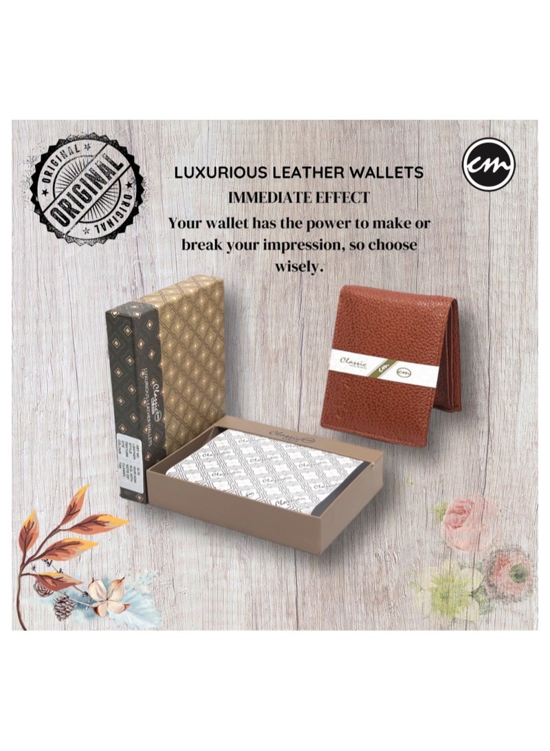 Classic Milano Classic Milano Wallet for Men - Genuine Leather Card Holder Wallet, RFID Blocking Bifold Mens Wallet with Coin Pouch, Slim Wallet for Men, Durable Man Wallet - Ideal Gift  - Image 2