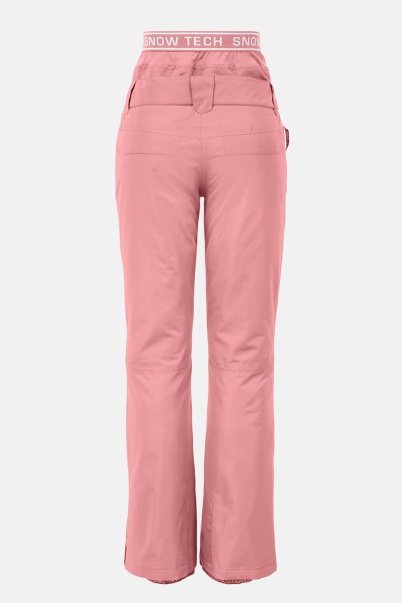 Tchibo Women Sportswear Fit Ski and Snowboard Track Pants, Pink  - Image 3