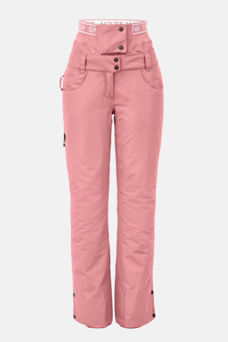Tchibo Women Sportswear Fit Ski and Snowboard Track Pants, Pink  - Image 2