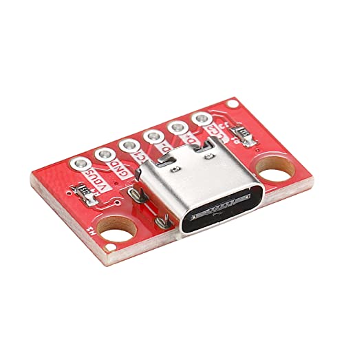 Teansic 5 Pcs USB Type C Breakout Serial Basic Breakout Female Connector 16P PCB Converter Board - Image 4