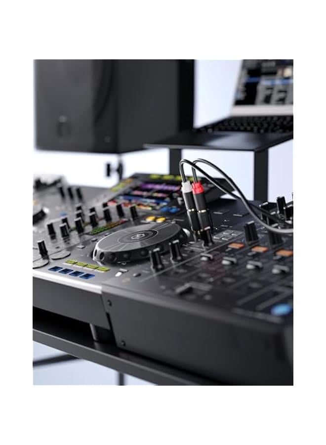 في سي اي محول صوت ار سي ايه الى 1/4 انش، قابس احادي 6.35 ملم ذكر الى ار سي ايه انثى، 6 قطع - Image 5