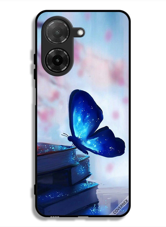 Covernex Xiaomi Redmi A5 4G Protective Case Cover Butterfly Sitting On Books - Image 1