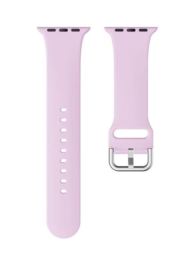 NIBEMINENT Ethnic Replacement Watchband for Apple Watch Series 1/2/3/4/5/6/7/SE 38/40/41mm Lavender - Image 4