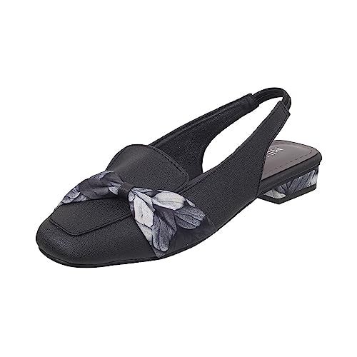 Metro Women Black Synthetic Leather Mules UK/8 EU/41 (31-252) - Image 1