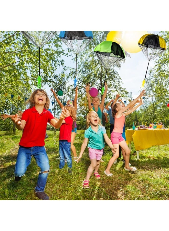 PGXT Parachute Toy, Tangle Free Throwing Toy Parachute, Outdoor Children's Flying Toys, No Battery nor Assembly Required (4 Pieces Set) - Image 3