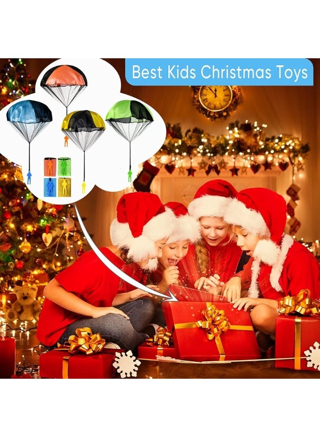 PGXT Parachute Toy, Tangle Free Throwing Toy Parachute, Outdoor Children's Flying Toys, No Battery nor Assembly Required (4 Pieces Set) - Image 5