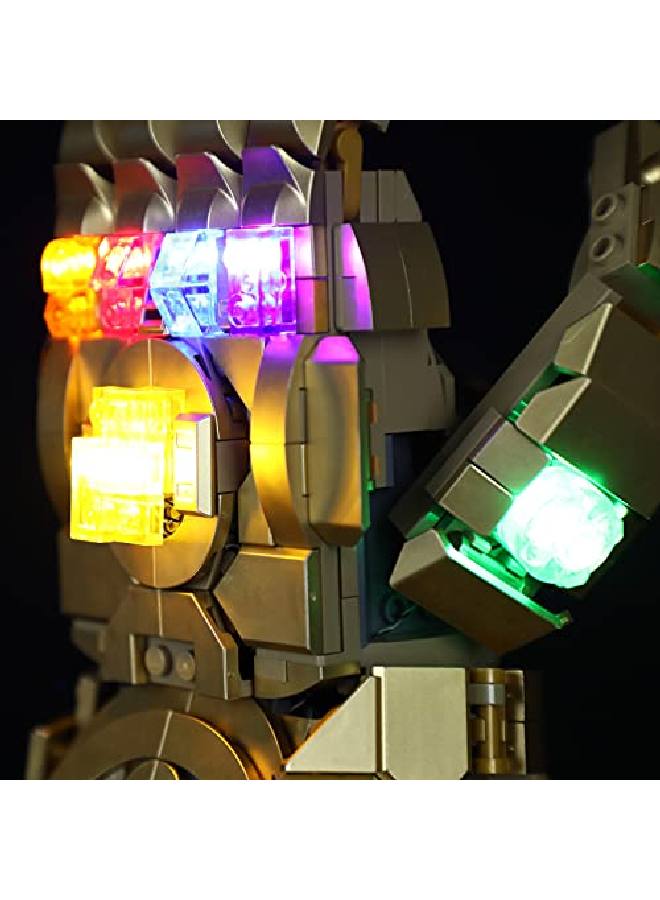 BRIKSMAX Led Lighting Kit For Infinity Gauntlet Compatible With Lego 76191 Building Blocks Model Not Include The Lego Set - Image 5