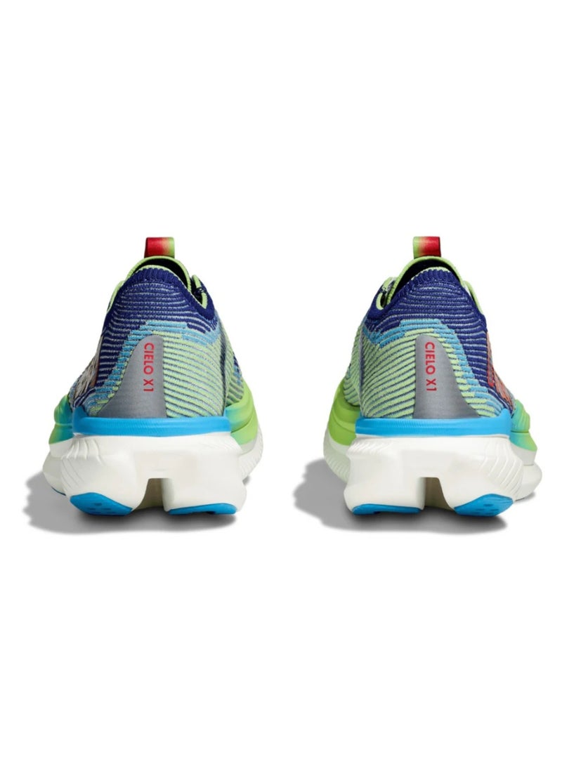هوكا ون ون حذاء جري رجالي من هوكا سييلو X1 "أزرق أخضر" – بنعل PEBA ولوحة كربون - Image 5