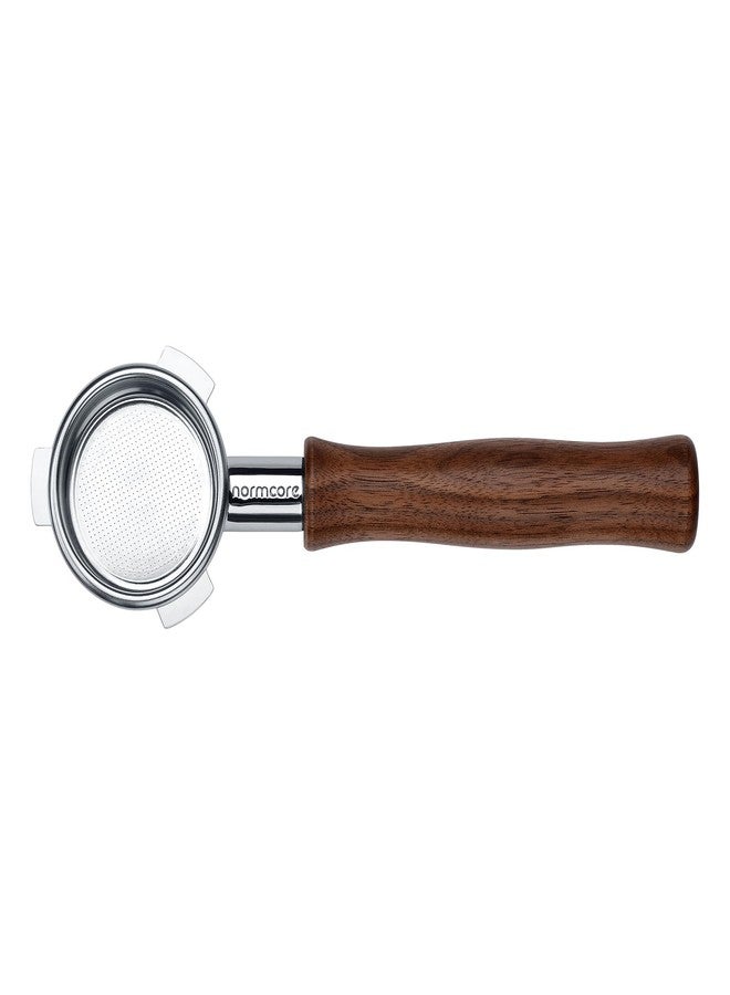 Normcore 54mm Bottomless Portafilter, Naked Portafilter Fits Breville Sage Barista Express Machines, 18g Filter Basket Included, Genuine American Walnut Handle - Image 5