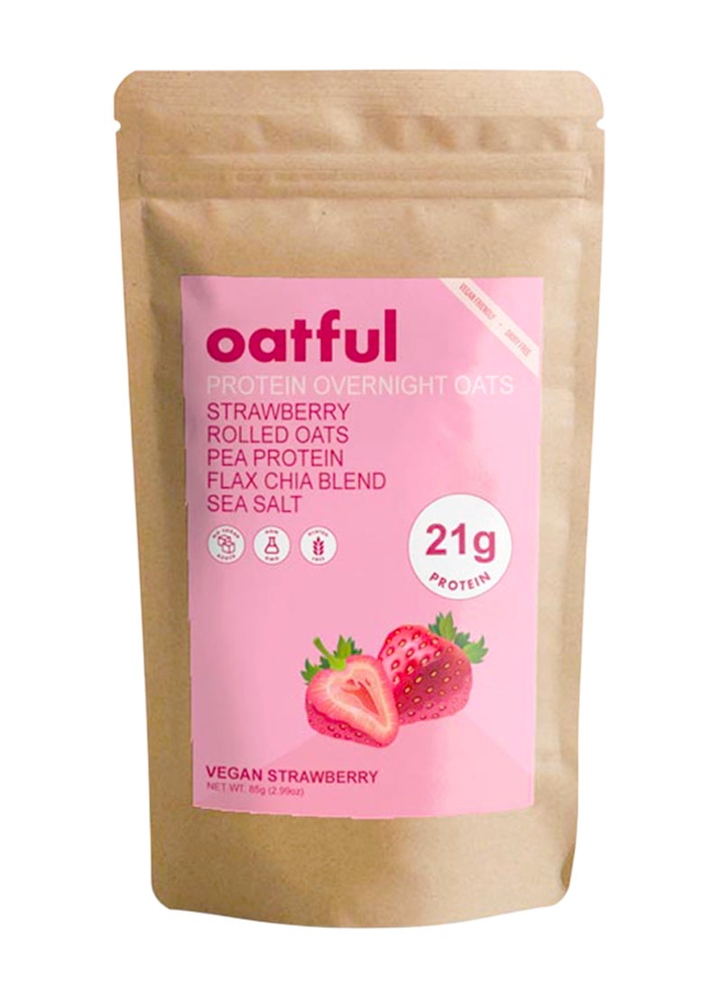 Oatful Strawberry Protein Overnight Oats - Image 1