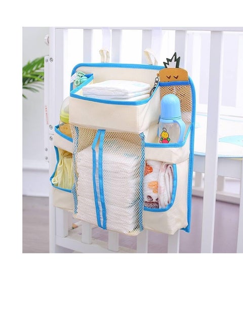 The baby supplies organizer fits the crib side organizer  handicraft cabinet  crib and diaper changing table