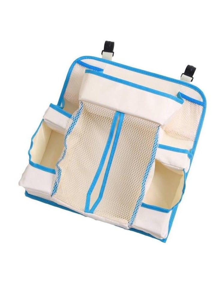 The baby supplies organizer fits the crib side organizer  handicraft cabinet  crib and diaper changing table