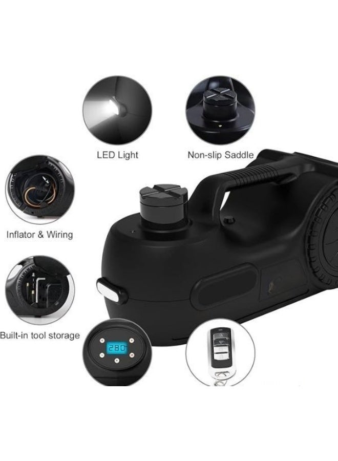 1.5 Ton Hydraulic Car Jack Kit with Tire Wrench - Essential Emergency Tool for Easy Tire Change in Family Cars - Image 2