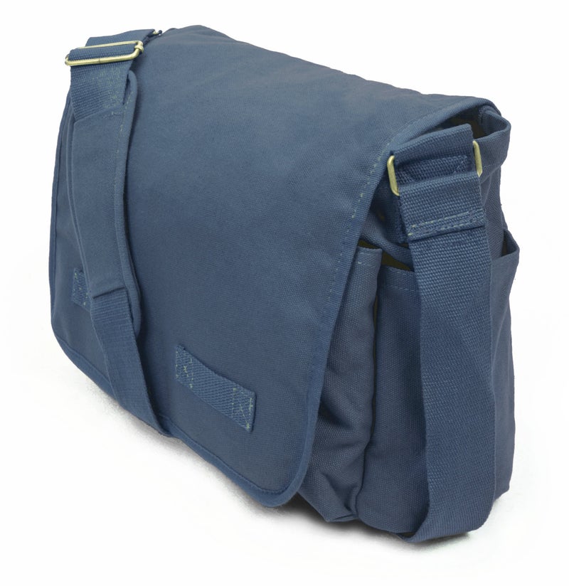 Sweetbriar Classic Vintage Messenger Bag - Original Heavyweight Cotton Canvas Shoulder Bag with Upgraded Features - Image 2