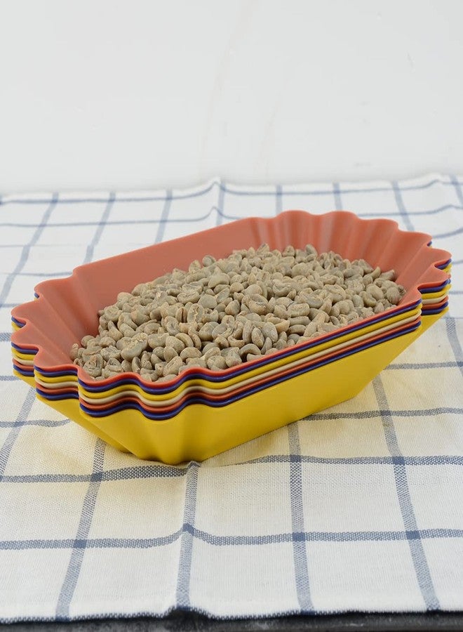 CAFEMASY Coffee Beans Cupping Sample Tray - CAFEMASY 5 Pack Sample Display Tray for Roasted and Green Coffee Beans(5 Pack - Mixed Color) - Image 2