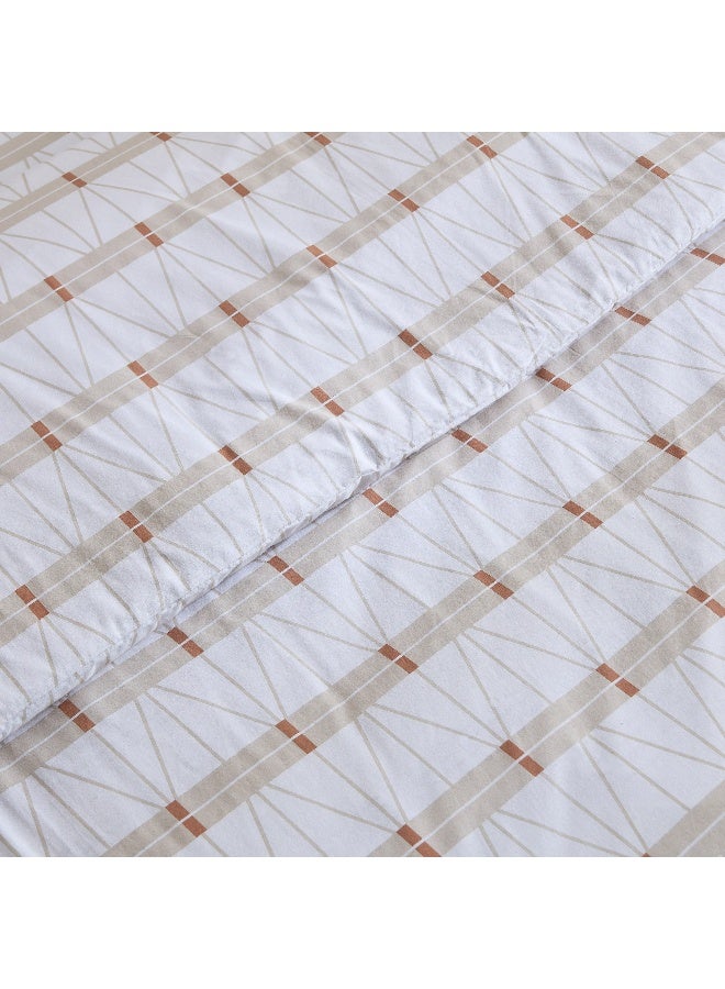 Home Box Malta Lattice Cotton Duvet Cover Set for Queen and King - Image 4