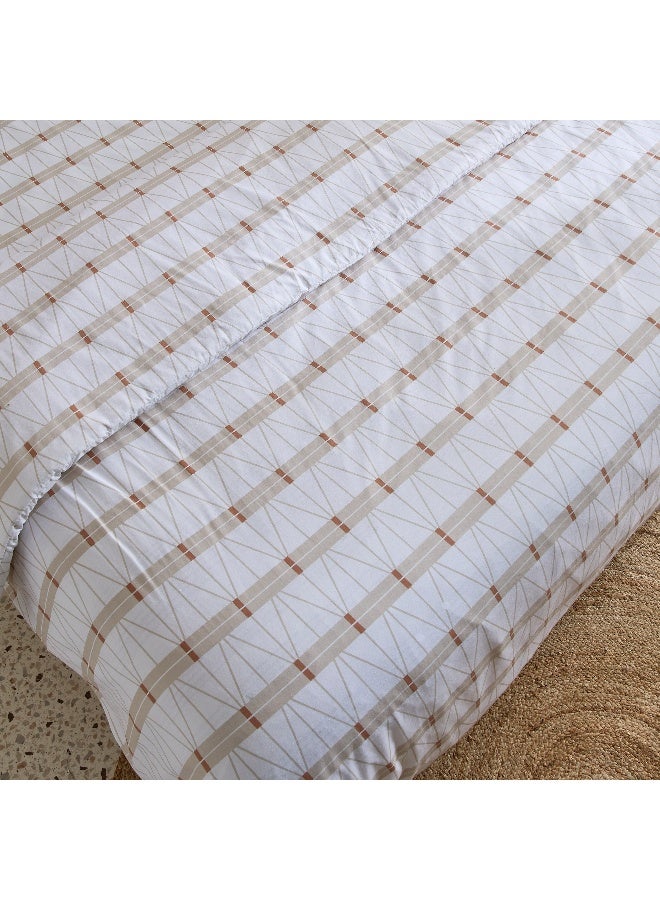 Home Box Malta Lattice Cotton Duvet Cover Set for Queen and King - Image 5