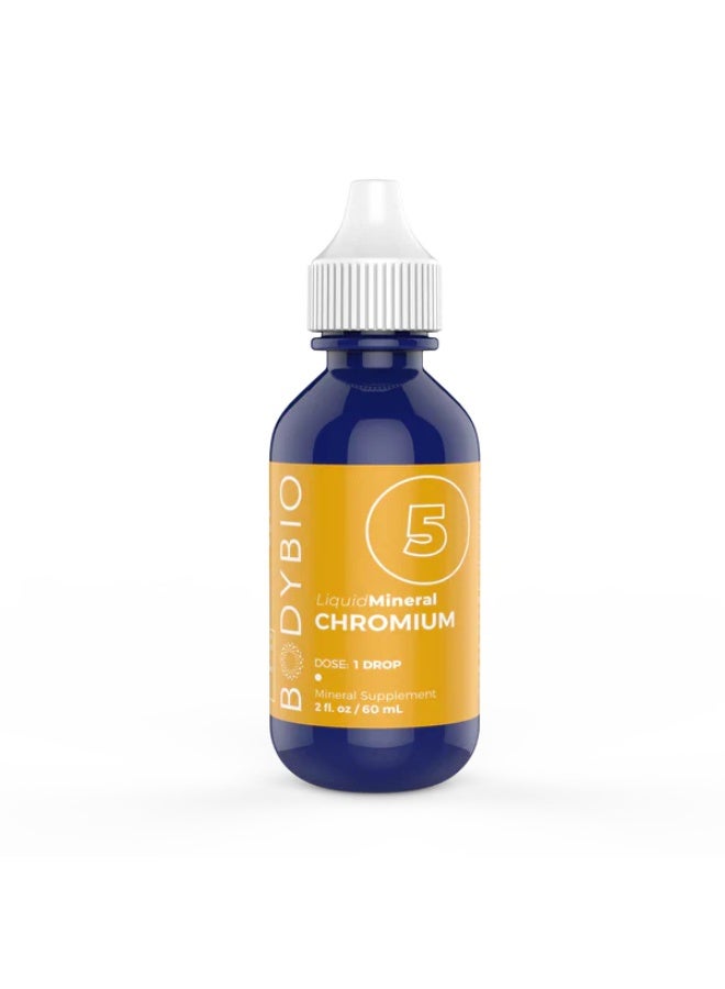 BodyBio Liq Min # 5 Chromium 2oz - BodyBio - Image 4