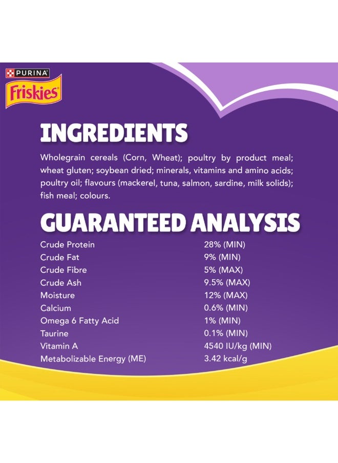 Purina Friskies - Adult Surfin' Favourites Dry Cat Food 400g - Image 1