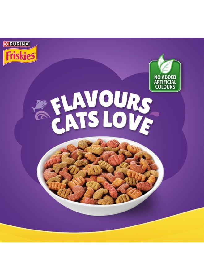Purina Friskies - Adult Surfin' Favourites Dry Cat Food 400g - Image 1