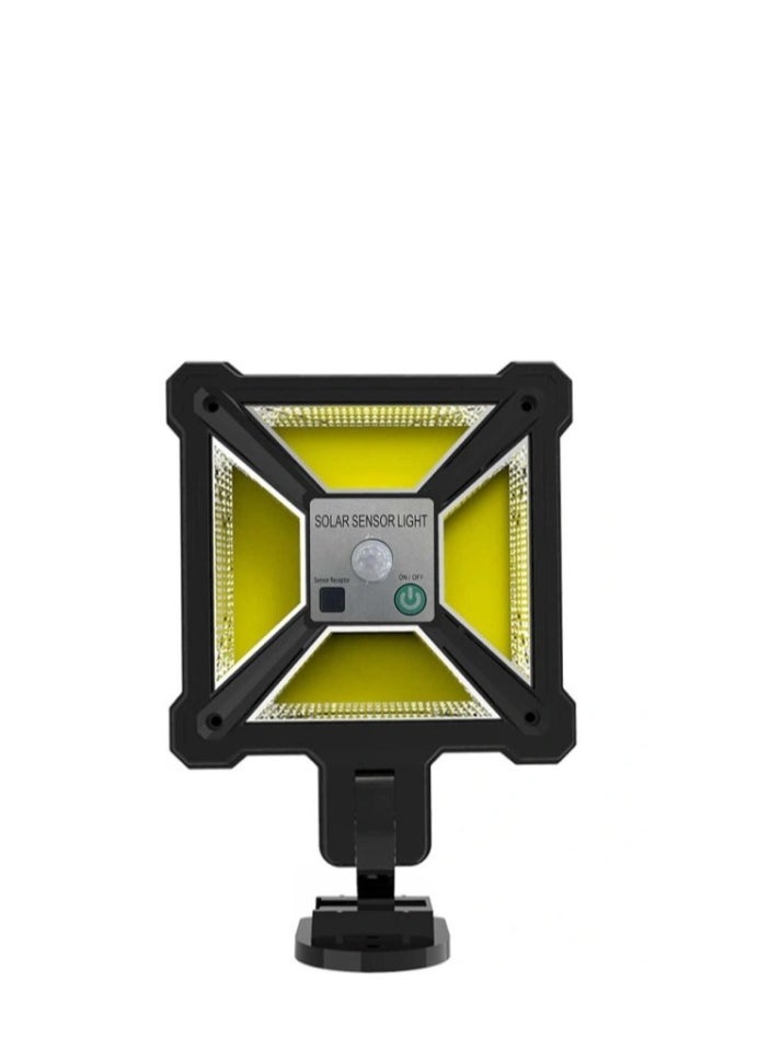 Generic Solar Light Motion Sensor Street Light COB Outdoor IP65 Waterproof Wall Light with Remote Control for Garden Fence Patio  - Image 2