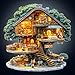 WOODBESTS Wooden Puzzles for Adults 270 Piece L 134 134in Fox House Wood Puzzle Adult Unique Wooden Animal Jigsaw Puzzles Family Game and Birthday Gifts for Friend - Image 2