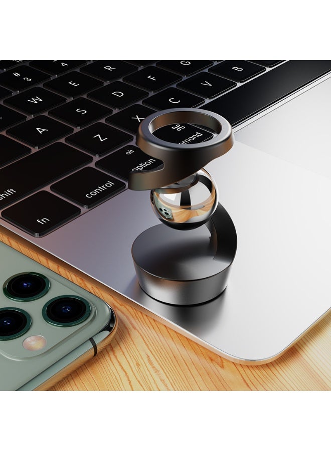 RedMapleTEK Levitating Spinning Top Desktop Ornament, Silent Stress Relief Gyro Toy for Office & Home Decor - Image 3