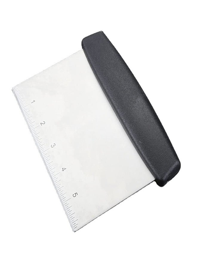 Grizzly Steel Dough Bench Scraper Cake Cutter, Chopper, Smoother Icing Fondant Cake Decorating Baking Tool - 114 Gram - Image 2