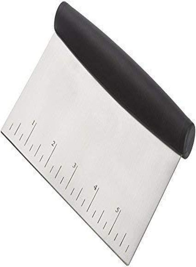 Grizzly Steel Dough Bench Scraper Cake Cutter, Chopper, Smoother Icing Fondant Cake Decorating Baking Tool - 114 Gram - Image 4