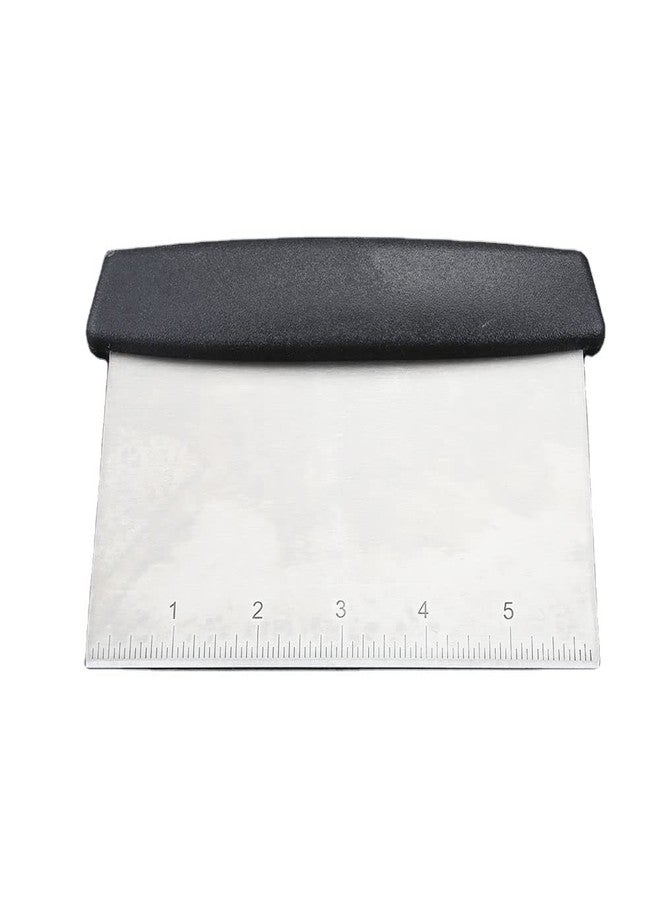 Grizzly Steel Dough Bench Scraper Cake Cutter, Chopper, Smoother Icing Fondant Cake Decorating Baking Tool - 114 Gram - Image 1