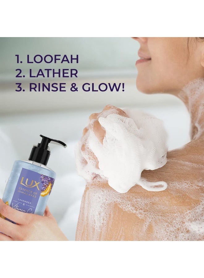 LUX Lavender & Vitamin C, Illuminating Body Wash, 400 ml, for Radiant and Detoxified Skin, with 100% Natural Origin Lavender & Himalayan Oil, Mild and Gentle, Plant Based Cleanser - Image 3