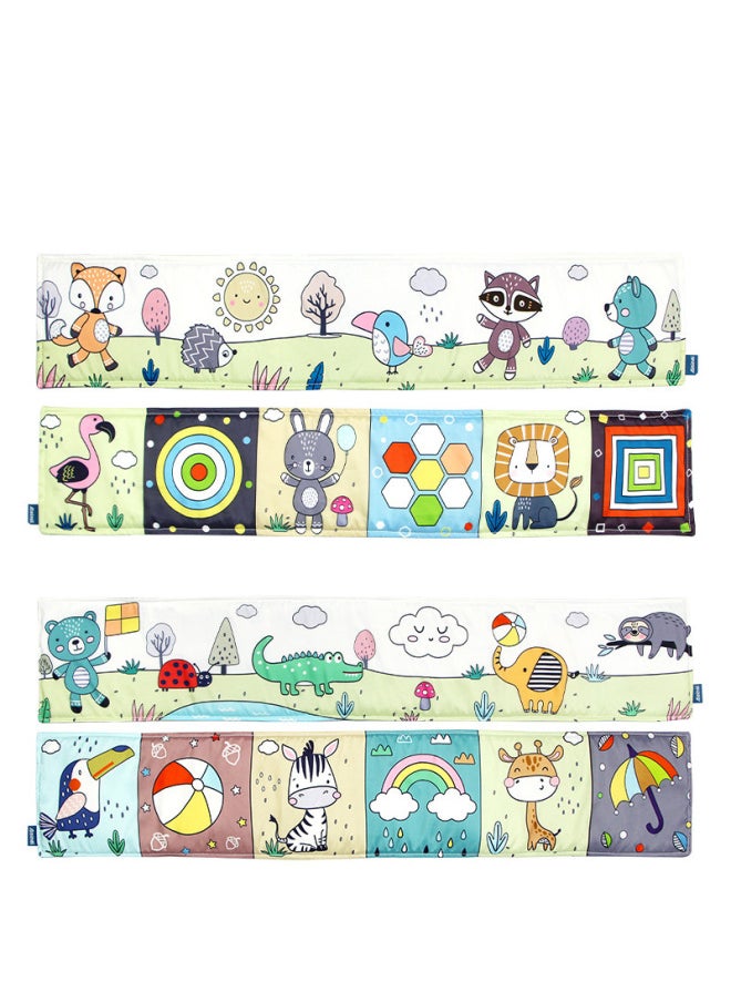 Ins Bedside Cloth Book Early Education Baby Tear Black And White 0-2 Years Old Can Be Tied To Bite 3 Months Baby Educational Toys-Color:Crab-Specifications:OPP Packaging  - Image 3