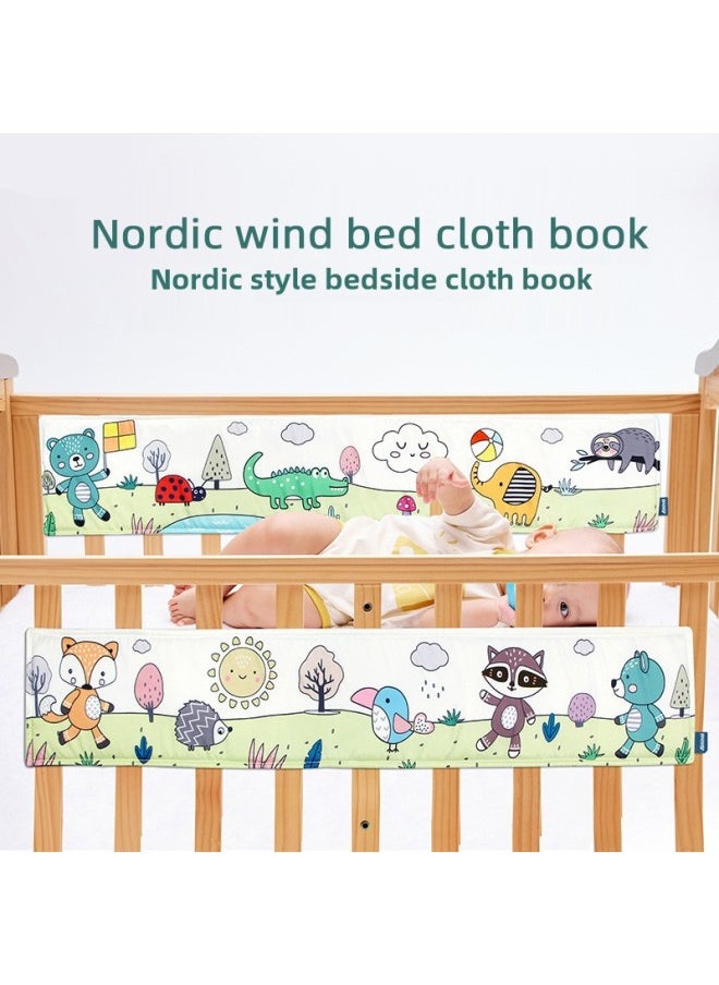 Ins Bedside Cloth Book Early Education Baby Tear Black And White 0-2 Years Old Can Be Tied To Bite 3 Months Baby Educational Toys-Color:Crab-Specifications:OPP Packaging  - Image 2