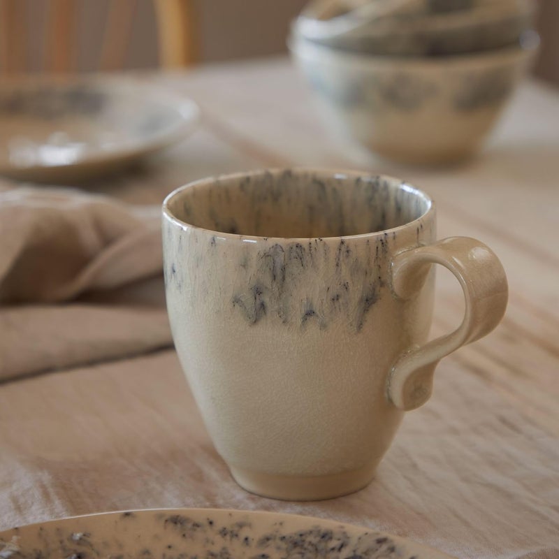 Costa Nova Ceramic Stoneware Mug  Madeira Collection Cream  Microwave  Dishwasher Safe Dinnerware  Food Safe Glazing  Restaurant Quality Tableware - Image 4