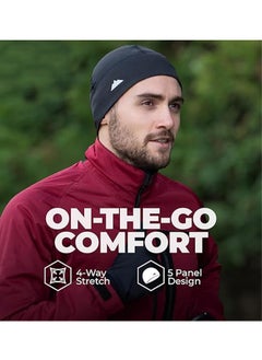 Golovejoy Warm Running Brimless Helmet with Lining Of Small Cloth Hat Helmet Liner Running Thermal Under Cycling Head Hat Ultimate Moisture Wicking Performance for Suitable For Brimless Caps Under Helmets  - Image 5