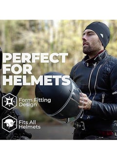 Golovejoy Warm Running Brimless Helmet with Lining Of Small Cloth Hat Helmet Liner Running Thermal Under Cycling Head Hat Ultimate Moisture Wicking Performance for Suitable For Brimless Caps Under Helmets  - Image 3