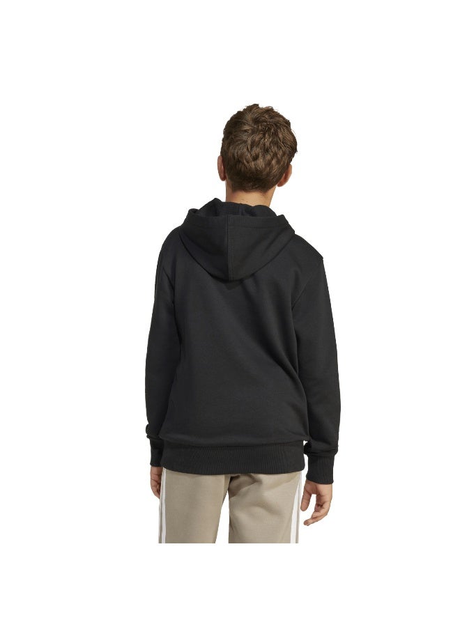 Adidas J Sl Fl Hd 225 Black Training Sweatshirts For Junior 7-8Y - Image 3