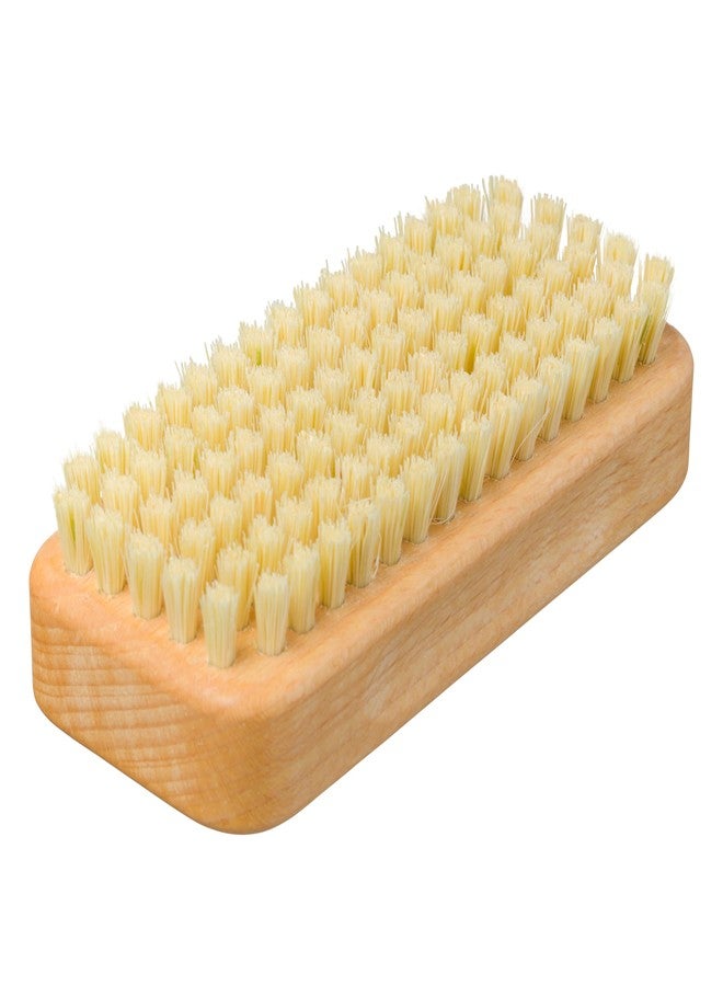 REDECKER Gardener's Nail Brush with Tampico Fiber Bristles and Oiled Beechwood Handle, 4-1/4-Inches -Wood Nail Brush for Cleaning Fingernails - Brush for Gardeners - Image 2